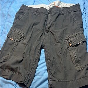 Men's Black Cargo Shorts